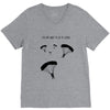I Do Not Want To Go To School V-Neck Tee