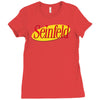 new seinfeld logo Ladies Fitted T-Shirt