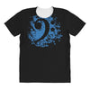 bass clef in blue All Over Women's T-shirt
