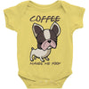 coffee makes me poop Baby Bodysuit