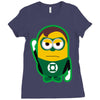 minion parody green lantern Ladies Fitted T-Shirt