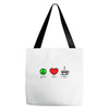 peace love coffee (2) Tote Bags