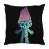 anatomy of a troll Throw Pillow
