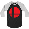 smash bros tribute unisex vinyl 3/4 Sleeve Shirt