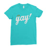 Yay! Ladies Fitted T-Shirt