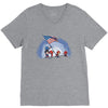 raising the flag V-Neck Tee