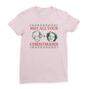 golden christmas Ladies Fitted T-Shirt