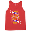 party king design funny humor cool graph baseball Tank Top