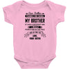 Dear Brother, Love, Your Sister Baby Onesie