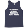 lets save time x Tank Top