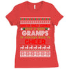 santa only comes once a year gramps is always here to cheer Ladies Fitted T-Shirt