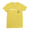 Daddy to Bee Baby Boy Ladies Fitted T-Shirt