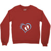 Custom baby boy name maternity design Crewneck Sweatshirt