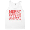 merry christmas ya filthy animal Tank Top
