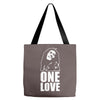 one love Tote Bags