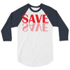 save red 3/4 Sleeve Shirt