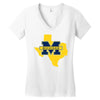 texas for michigan Women's V-Neck T-Shirt