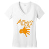 midnight oil Women's V-Neck T-Shirt