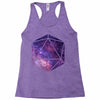 d20 galaxy Racerback Tank
