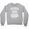 Super Cool Gran Of A Freaking Awesome Grandson Crewneck Sweatshirt