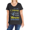 Butterfly Miracles Ladies Curvy T-Shirt