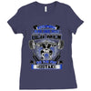 old man was your first mistake Ladies Fitted T-Shirt