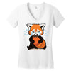 fox Women's V-Neck T-Shirt