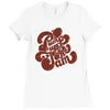 pump up the jam Ladies Fitted T-Shirt