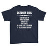 Super October Girl Youth Tee