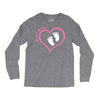 Baby Girl with Heart Any Name Customized Long Sleeve Shirts