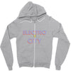 electro city Zipper Hoodie