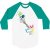 rgb cmyk 3/4 Sleeve Shirt