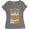My Daughter Super Awesome Dad Women's Triblend Scoop T-shirt