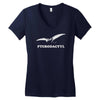 pterodactyl dinosaur Women's V-Neck T-Shirt