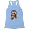 brain drain fox Racerback Tank