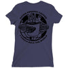 given enough coffee i could rule the world white Ladies Fitted T-Shirt