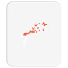 banksy headshot butterfly Mousepad