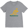 wallabies gold logo V-Neck Tee
