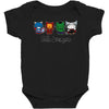hello avengers Baby Bodysuit