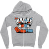 Cuphead and Mugman Zipper Hoodie