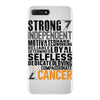 Strong Independent Motivated Cancer iPhone 7 Plus Case