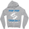 Pop Pop is my Name Fishing Is My Game Zipper Hoodie
