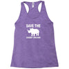 chubby unicorn Racerback Tank