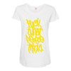 fuck what people think Maternity Scoop Neck T-shirt