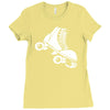roller skate funny Ladies Fitted T-Shirt