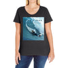 men's shark boss Ladies Curvy T-Shirt