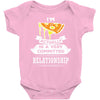 I Am Pizza Actually In A Very Commited Relationship Baby Onesie