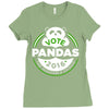 vote pandas Ladies Fitted T-Shirt