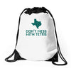 don't mess with tetris Drawstring Bags