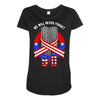 memorial day 2018 911 we will never  fotget Maternity Scoop Neck T-shirt